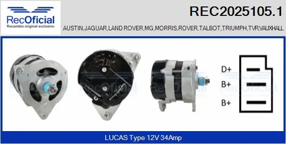 Alternator (REC2025105.1)