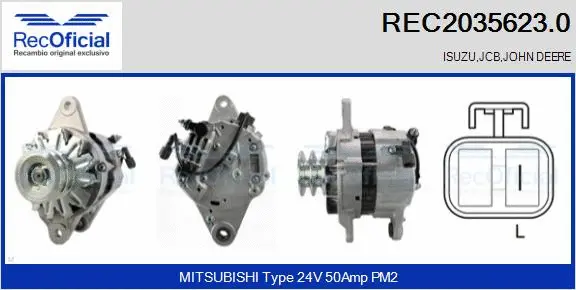 Alternator (REC2035623.0)