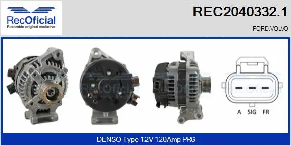 Alternator (REC2040332.1)