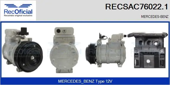 Compressor, air conditioning (RECSAC76022.1)