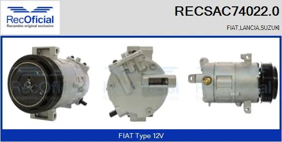 Compressor, air conditioning (RECSAC74022.0)