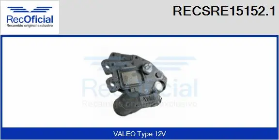 Alternator Regulator (RECSRE15152.1)