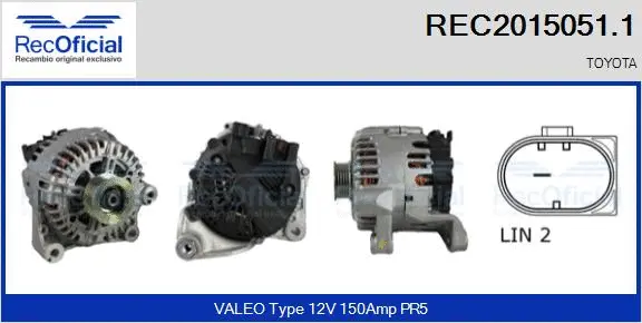 Alternator (REC2015051.1)