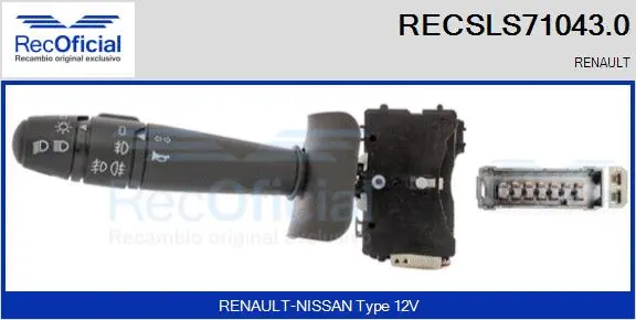Steering Column Switch (RECSLS71043.0)