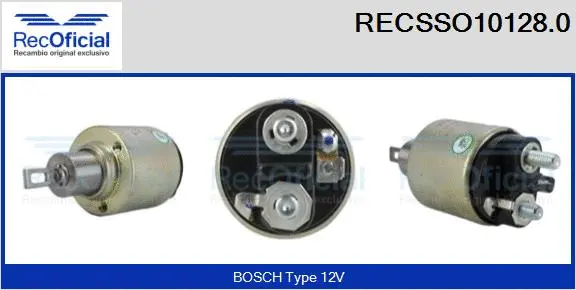 Solenoid Switch, starter (RECSSO10128.0)