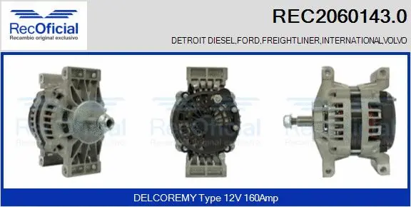 Alternator (REC2060143.0)