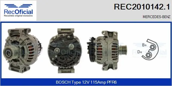 Alternator (REC2010142.1)