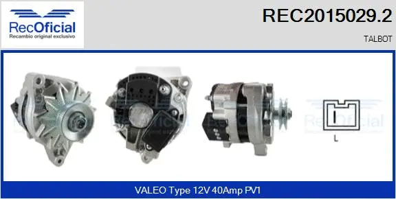 Alternator (REC2015029.2)