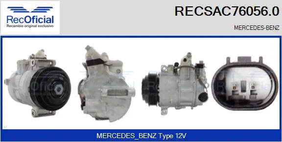 Compressor, air conditioning (RECSAC76056.0)