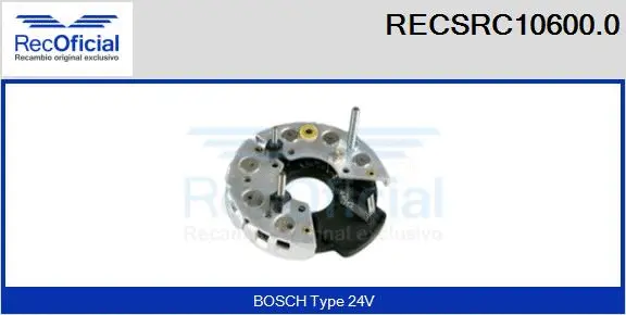 Rectifier, alternator (RECSRC10600.0)