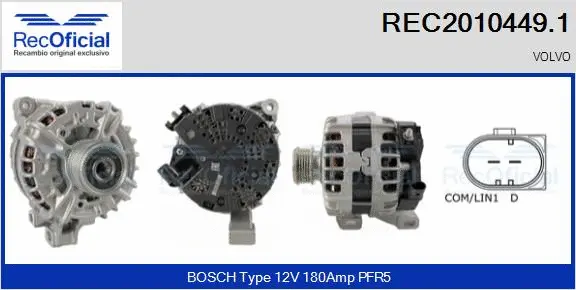 Alternator (REC2010449.1)