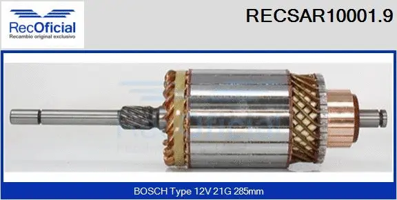 Armature, starter (RECSAR10001.9)