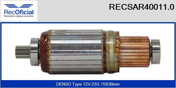 Armature, starter (RECSAR40011.0)