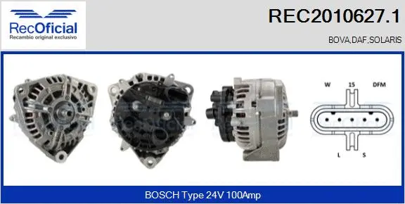 Alternator (REC2010627.1)