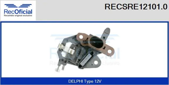 Alternator Regulator (RECSRE12101.0)