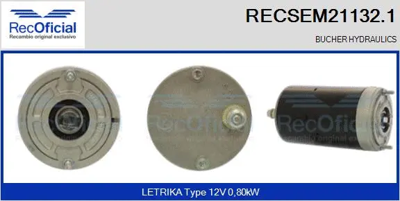 Electric Motor (RECSEM21132.1)
