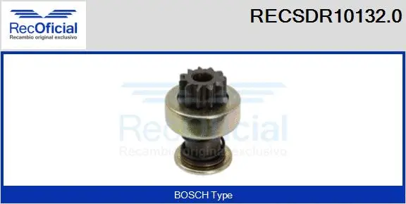 Pinion, starter (RECSDR10132.0)