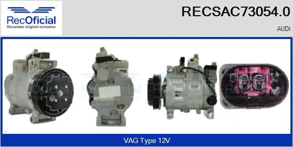Compressor, air conditioning (RECSAC73054.0)