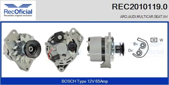 Alternator (REC2010119.0)
