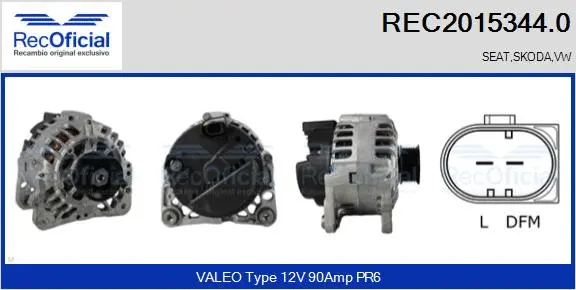 Alternator (REC2015344.0)