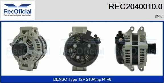 Alternator (REC2040010.0)