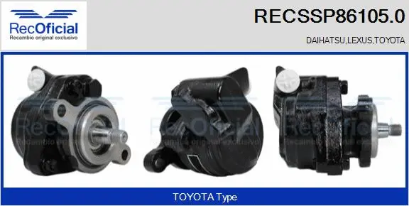 Hydraulic Pump, steering (RECSSP86105.0)