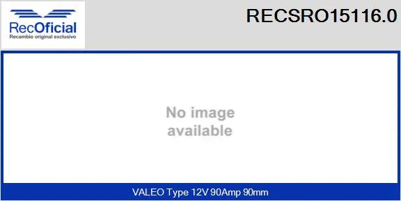 Rotor, alternator (RECSRO15116.0)