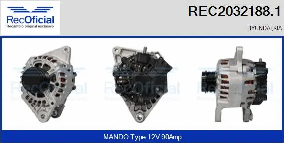 Alternator (REC2032188.1)