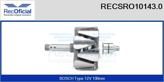 Rotor, alternator (RECSRO10143.0)