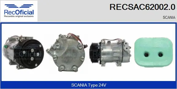 Compressor, air conditioning (RECSAC62002.0)