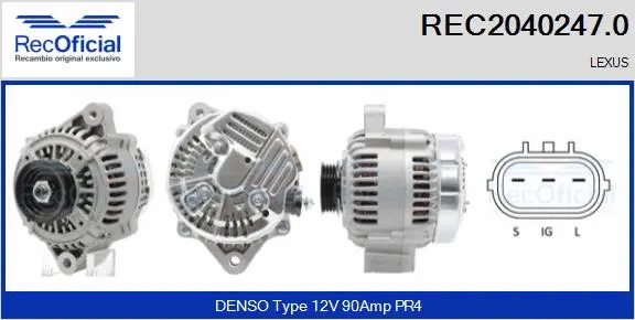 Alternator (REC2040247.0)