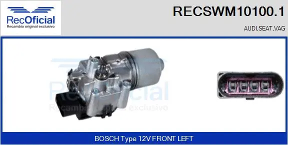 Wiper Motor (RECSWM10100.1)