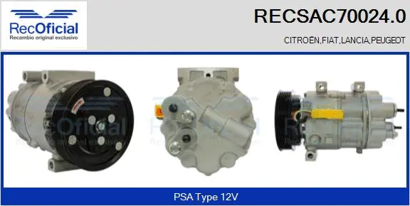 Compressor, air conditioning (RECSAC70024.0)