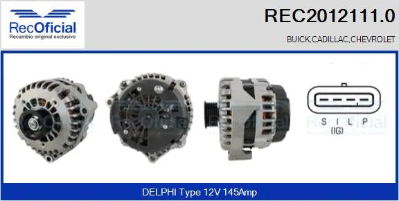 Alternator (REC2012111.0)