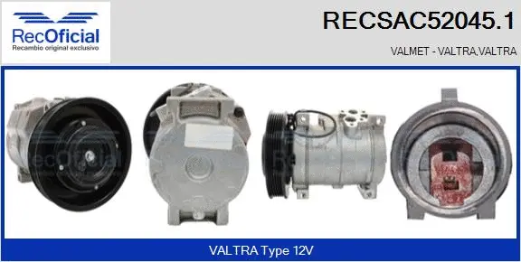 Compressor, air conditioning (RECSAC52045.1)