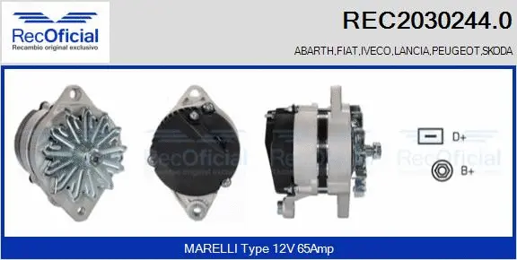 Alternator (REC2030244.0)