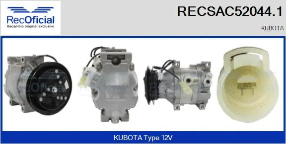 Compressor, air conditioning (RECSAC52044.1)