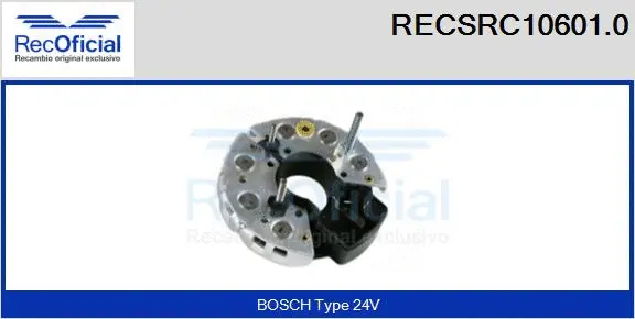 Rectifier, alternator (RECSRC10601.0)