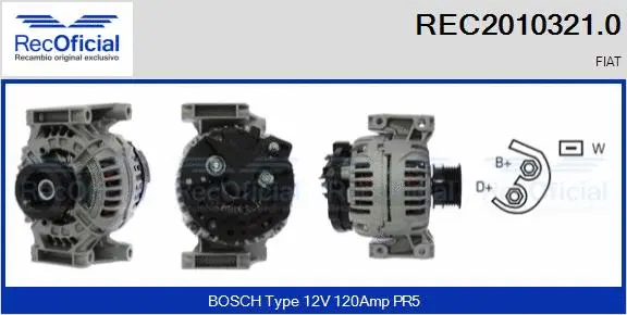 Alternator (REC2010321.0)
