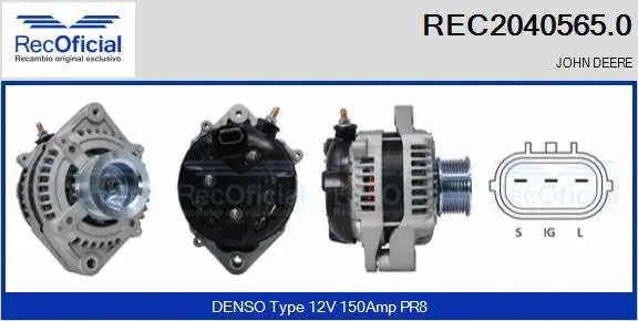 Alternator (REC2040565.0)