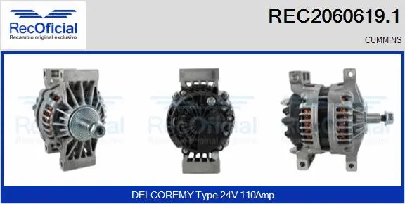 Alternator (REC2060619.1)