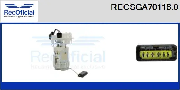 Fuel Feed Unit (RECSGA70116.0)