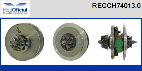 Core assembly, turbocharger (RECCH74013.0)