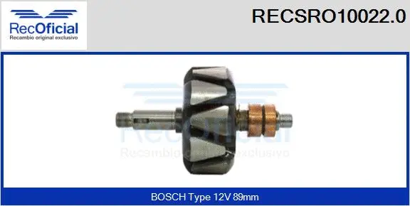 Rotor, alternator (RECSRO10022.0)