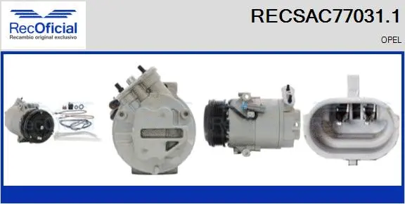 Compressor, air conditioning (RECSAC77031.1)