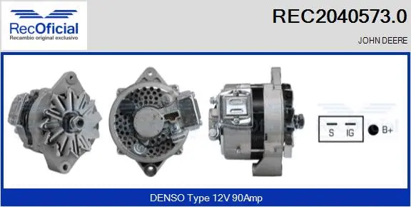 Alternator (REC2040573.0)
