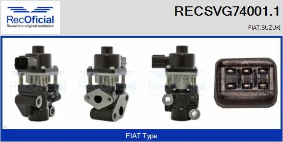 EGR Valve (RECSVG74001.1)