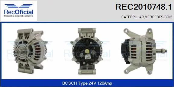 Alternator (REC2010748.1)