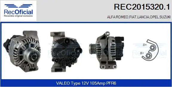 Alternator (REC2015320.1)