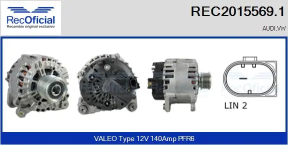 Alternator (REC2015569.1)